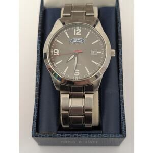 Official Ford Licensed Men's Stainless Steel Japanese Quartz Watch